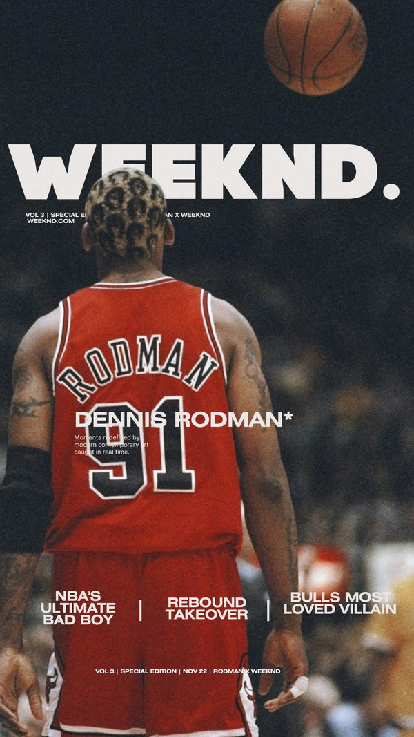 Dennis Rodman X Weeknd Magazine Hoodie
