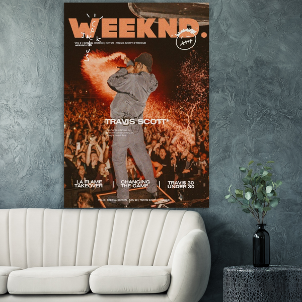 Weekend Magazine X Travis Scott Poster